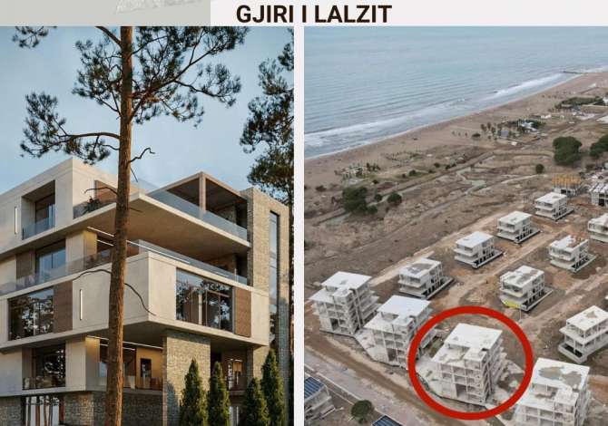 House for Sale in Durres 3+1 Emty  The house is located in Durres the "Gjiri i Lalzit" area and is (<s