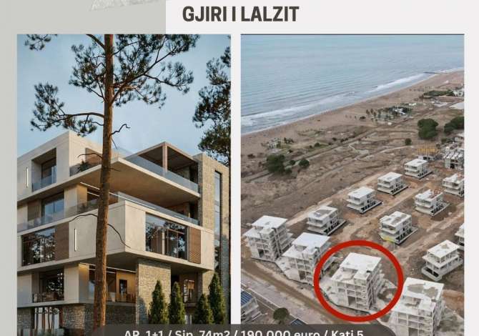 House for Sale in Durres 2+1 Emty  The house is located in Durres the "Gjiri i Lalzit" area and is (<s