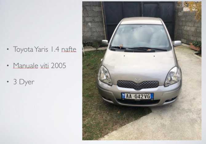 Car Rental Toyota 2005 supplied with Diesel Car Rental in Tirana near the "Blloku/Liqeni Artificial" area .This M