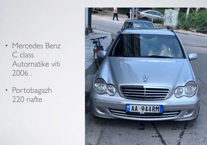 Mercedes-Benz C-class me qera 3-5 dite 26€ 6-10 dite 23€ 10- dite 20€ Rent a car 🚘 🇦🇱
tipi /type: mercedes-benz c-class 
motorr/ engine: 2.