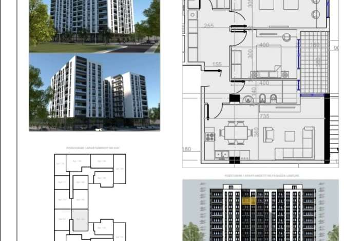 Shitet, Apartament 2+1+2, Paskuqan, Tiranë - 107,500€ | 107.5 m² 