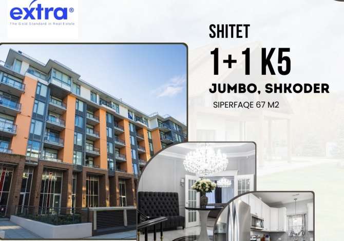  Shitet Apartament 1+1 
 Sip📐 67 m2
 
👉 kati 5 ( me ashensor )

🛏 1