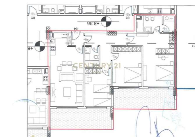 Shitet apartament 3+1 ne Zonen e Liqenit te Thate, Xheluks Construction. Neom93285 Apartamenti ndodhet ne katin e 1-re banim dhe ka nje siperfaqe totale 191.4 m2

