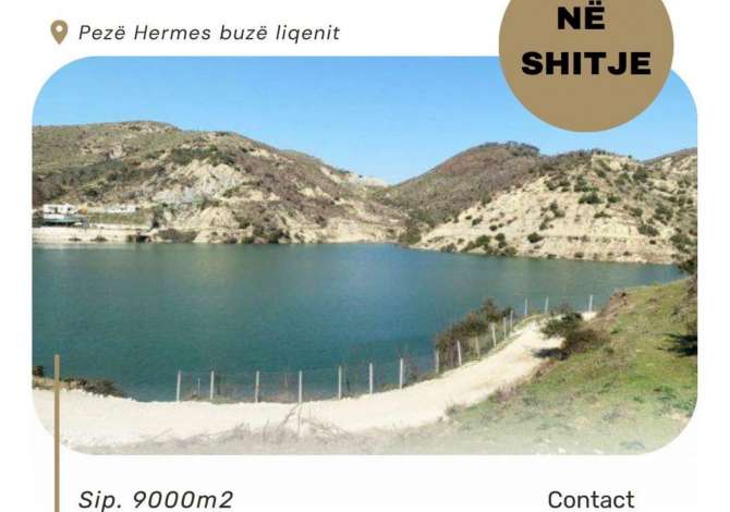 Toke ne shitje ne Peze , Hermes buze liqenit  Vetem 10 minuta larg Tiranes shitet  toke ( pemtore ) ne Peze Hermes ,buze liqen