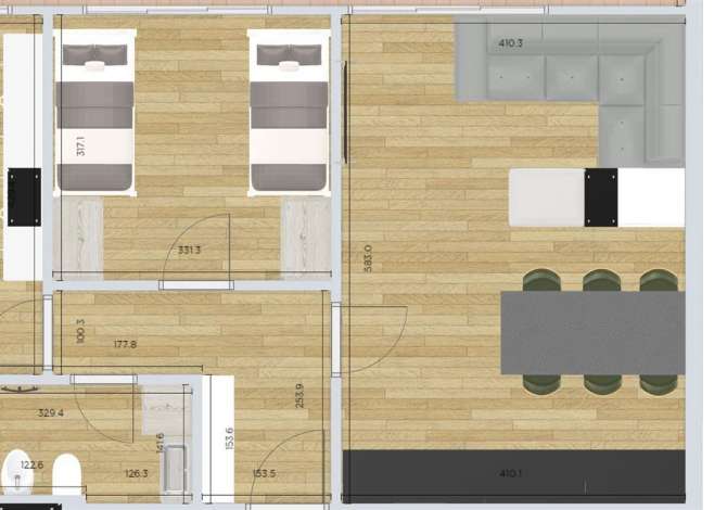 Shitet apartament 2+1+2 tek Pazari i Ri 

Siperfaqja totale: 109 m²
Siperfaq