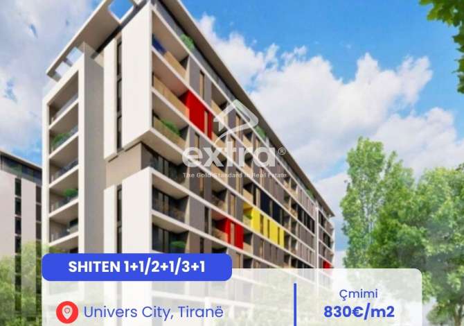  🔥Shiten 1+1/ 2+1/3+1🔥G.Gj

📍 Univers City, Tiranë 

📐 Sipërfaq