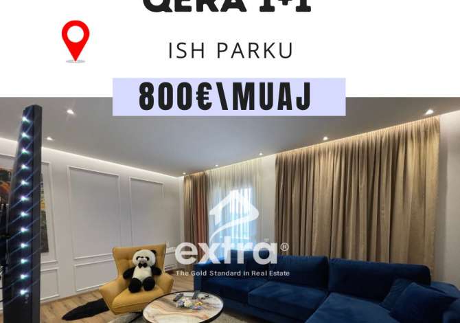  ☄️ Jepet me qera apartament 1+1 ☄
 
 📍 Ish Parku, Tirane 

🛋  Sa