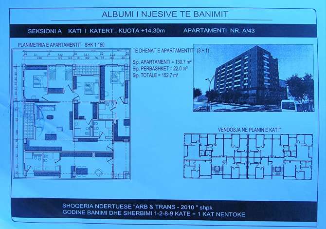 Apartament ne shitje 📌shitet apartament 3+1+2

siperfaqe totale prej: 152.7m

informacion mbi 