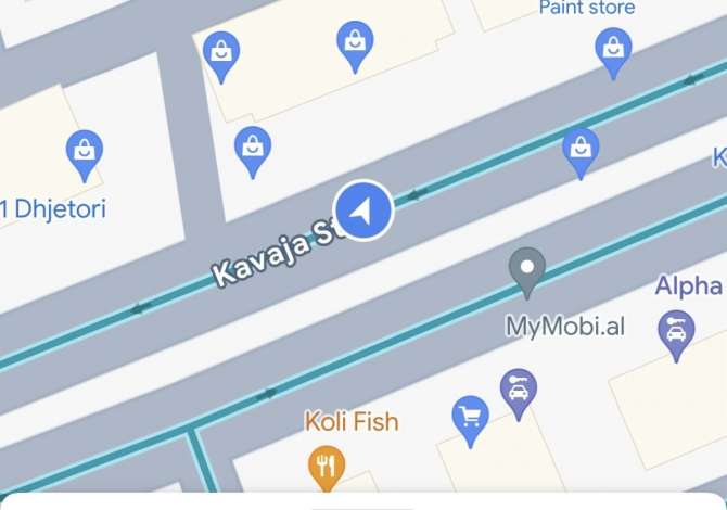  Dyqani në zonën e rrugës së Kavajës është një hapësirë prej 25m², i p