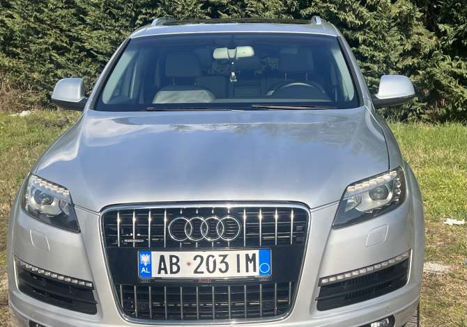 Audi Q7 ne shitje Shitet audi q7
-viti prodhimit 2011
-fuqia motorrike 3.0(nafte)
-xhama te zin