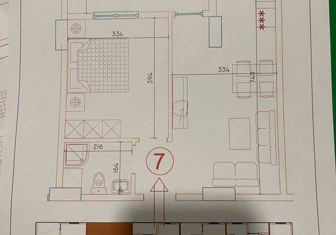 Shitet apartament 1+1 në zonen e Shengjinit,Lezhë Shitet apartament 1+1 në zonen e shëngjinit.apartamenti ndodhet në një palla